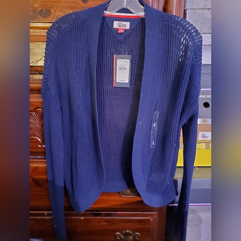 Tommy Hilfiger Navy Carrigan Size No buttons